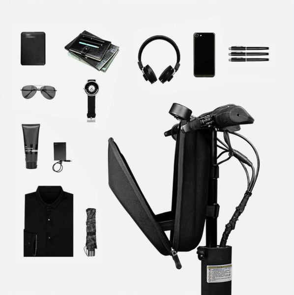 Pu Leather Waterproof Eva Hard Shell Front Storage Bag For Xiaomi No.9 Electric Scooter Black Accessories
