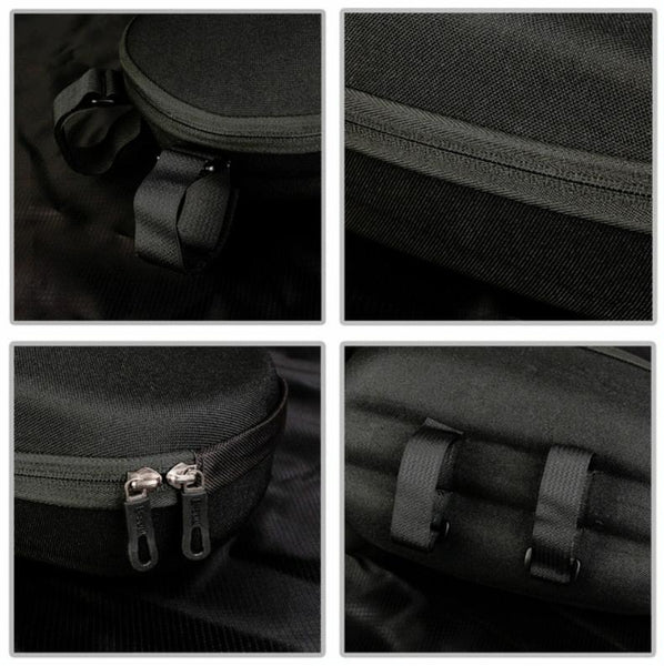 Pu Leather Waterproof Eva Hard Shell Front Storage Bag For Xiaomi No.9 Electric Scooter Black Accessories