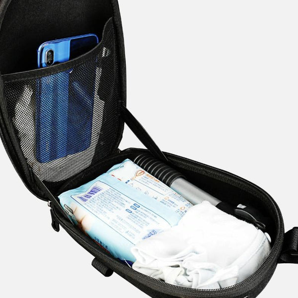 Pu Leather Waterproof Eva Hard Shell Front Storage Bag For Xiaomi No.9 Electric Scooter Black Accessories