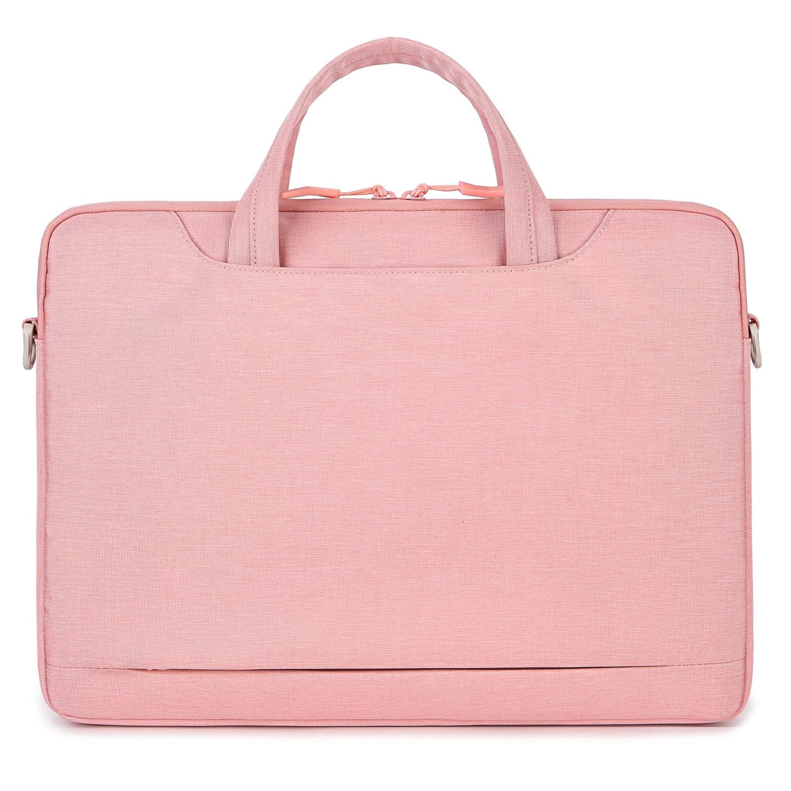 Versatile Laptop Shoulder Bag Single Strap Pink Bags