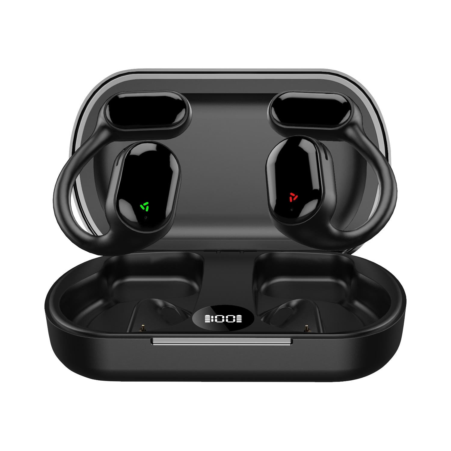 Wireless Earphones With Led Display And Noise Reduction Earbuds