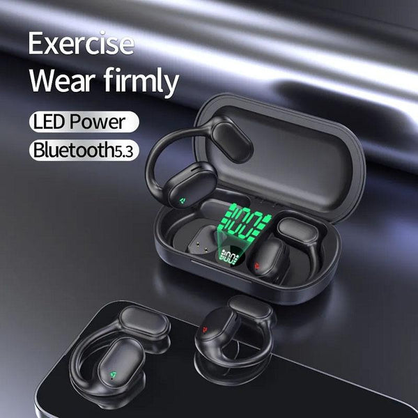 Wireless Earphones With Led Display And Noise Reduction Earbuds