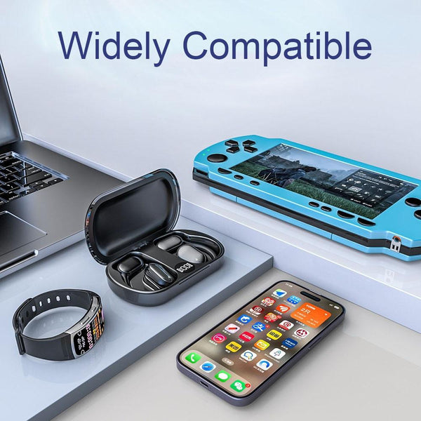 Wireless Earphones With Led Display And Noise Reduction Earbuds