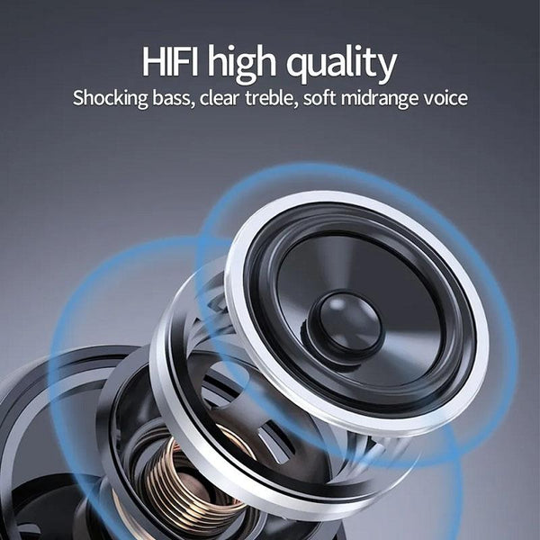 Wireless Earphones With Led Display And Noise Reduction Earbuds