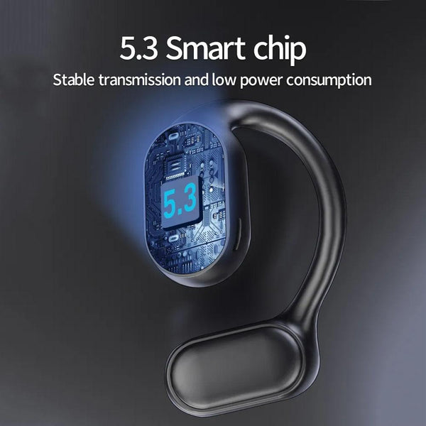 Wireless Earphones With Led Display And Noise Reduction Earbuds