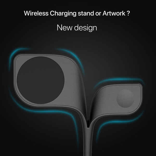 15W In Magnetic Wireless Charger With Stand Black Chargers & Cradles