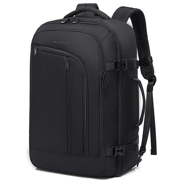 Large Capacity Men Backpack With Shoulder Strap Black Bags