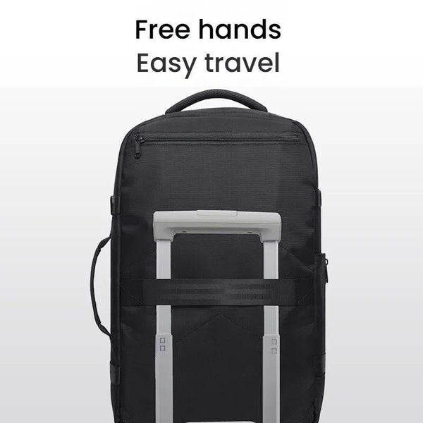 Large Capacity Men Backpack With Shoulder Strap Black Bags