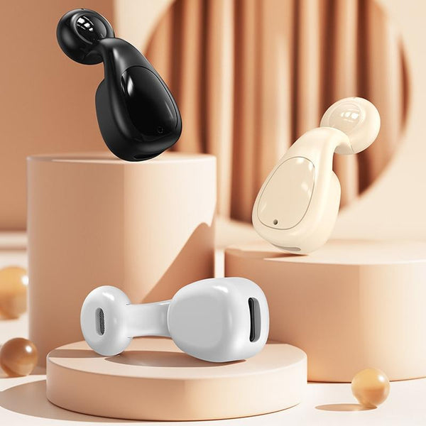 Wireless Gaming And Sports Bluetooth Earphones Semi In Black Earbuds