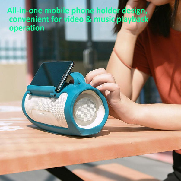 Shockproof Silicone Cover For Jbl Charge 4 Bluetooth Speaker Black Cases Covers & Skins