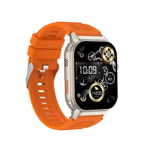 2.01 Inch Waterproof Smart Watch With Bluetooth Call & Health Tracking Orange Smart Watches