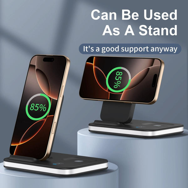 4 In 1 Magnetic Fast Wireless Charger Gold Chargers & Cradles