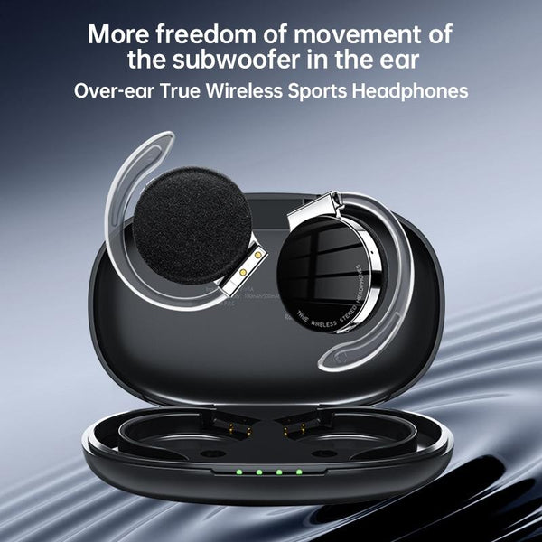 Waterproof Wireless Bluetooth Earphones With Noise Reduction T & G F2 Black Earbuds