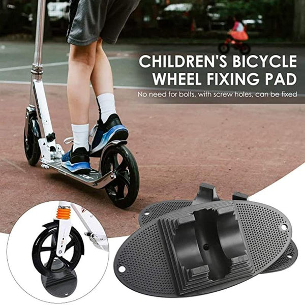 Children's Bicycle Parking Rack Fixed Scooter Wheel Pad Black Bicycle Stands & Storage