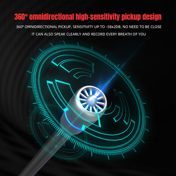 High Quality Usb Noise Cancelling Microphone Black Microphones