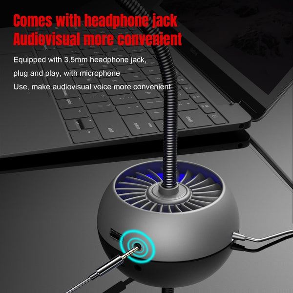High Quality Usb Noise Cancelling Microphone Black Microphones