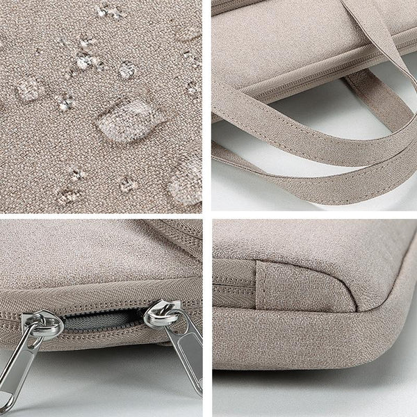 13.3 Inch Waterproof Laptop Bag Durable And Stylish Khaki Laptop Cases & Bags