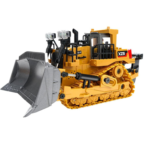 9 Channel Remote Control Bulldozer Toy With Alloy Excavator Other Rc Model Vehicles & Kits
