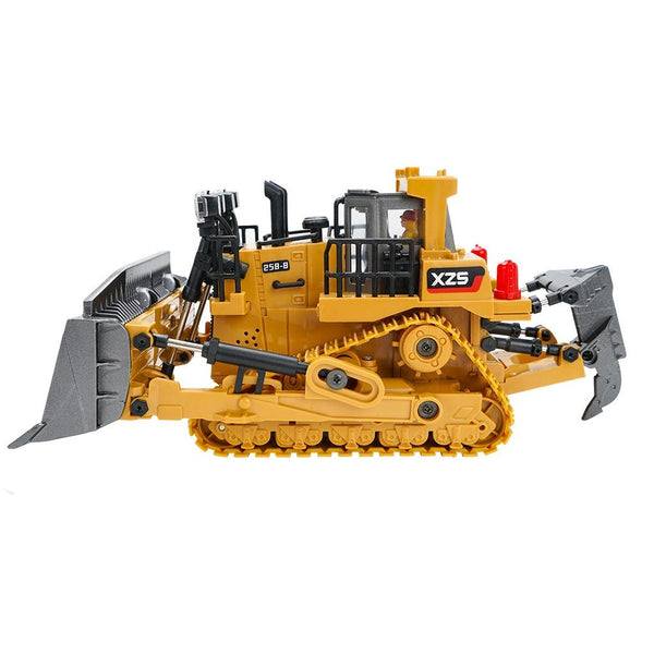 9 Channel Remote Control Bulldozer Toy With Alloy Excavator Other Rc Model Vehicles & Kits