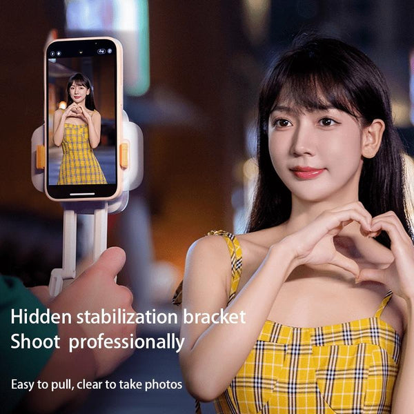 Mini Rgb Fill Light With Phone Holder White Selfie Lights