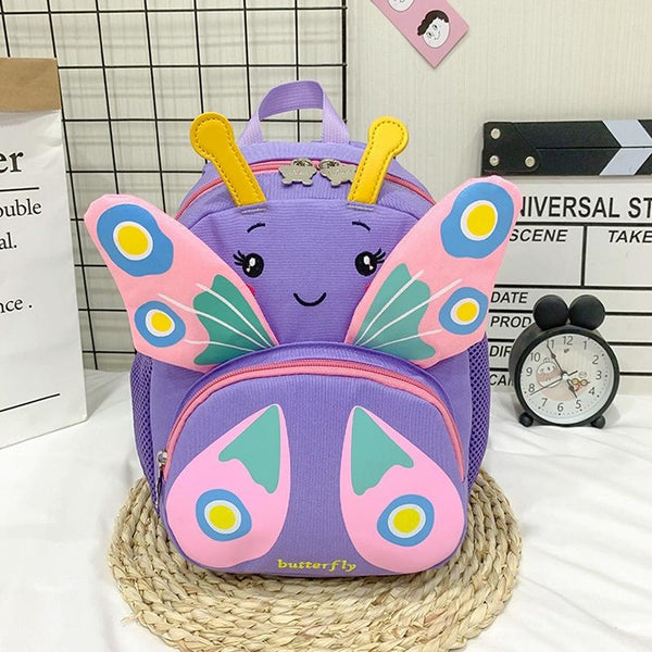 Girls Butterfly Backpack Compact And Colourful Purple Backpacks & Bags