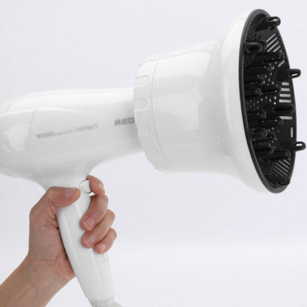 Universal Hair Diffuser For Blow Dryers Rotatable Design Large Hood Black White Hair Dryers