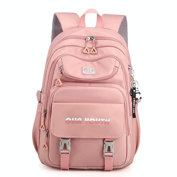 Teen Girls' Anti Theft College Backpack Secure & Stylish Black Women Backpacks