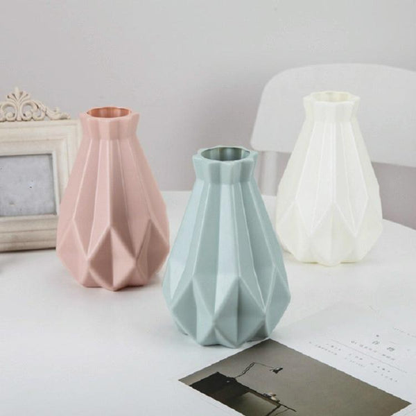 Drop Resistant Vase For Creative Living Room Flower Arrangements Milk White Vases