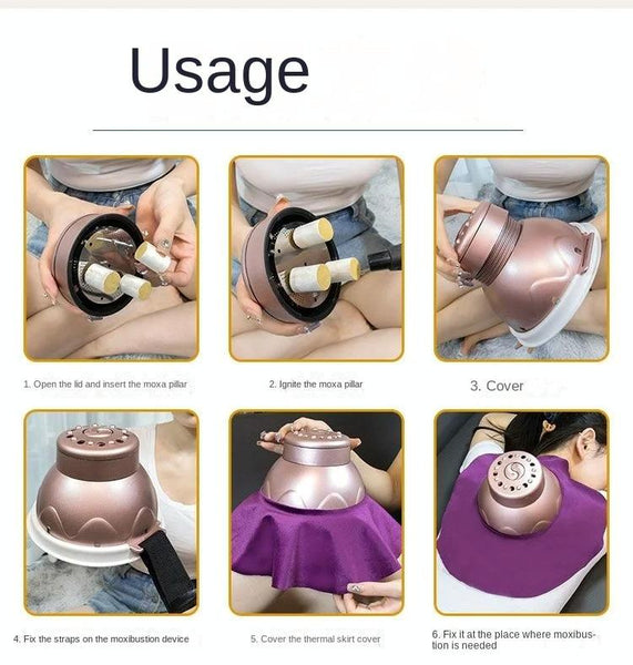 Moxibustion Box For Waist & Abdomen Pink Massagers