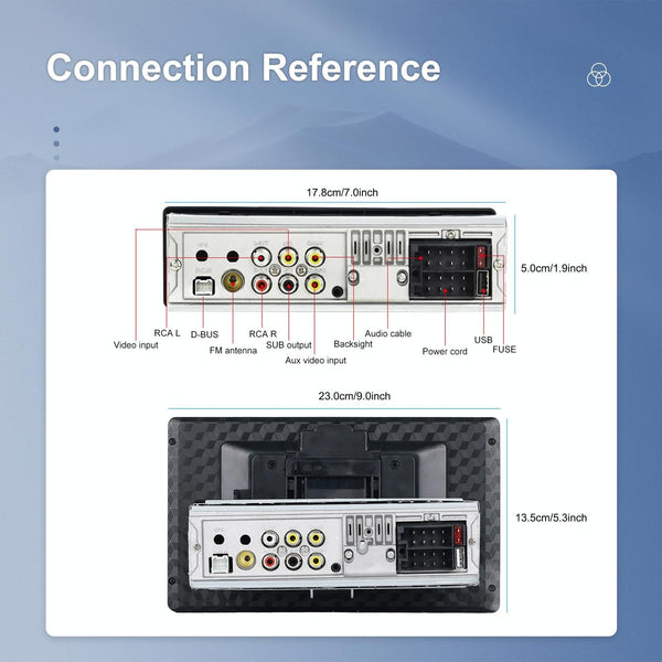 9 Inch Android Carplay Mp5 Player With Wireless Reversing Camera Other Car Video