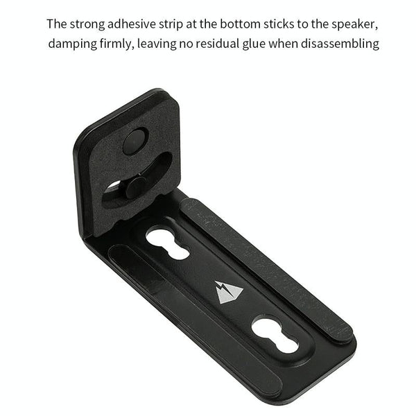 Non Slip Wall Bracket For Long Strip Speakers Black Speaker Mounts & Stands