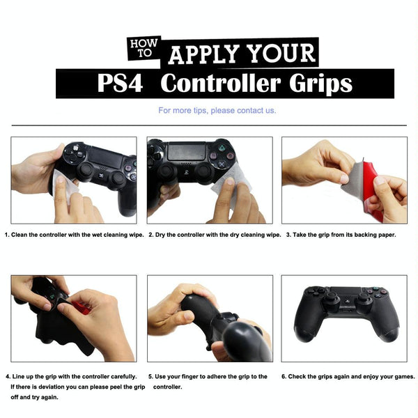 Anti Slip Protective Sticker For Sony Ps4 Game Handle Black Video Game Decals Stickers