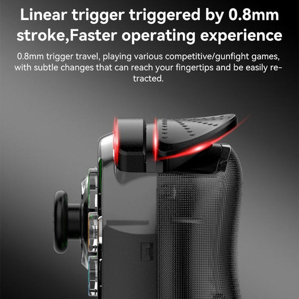 Versatile Retractable Gamepad For Pc / Android / Ios / Win / Mac / Switch Black Controllers & Attachments