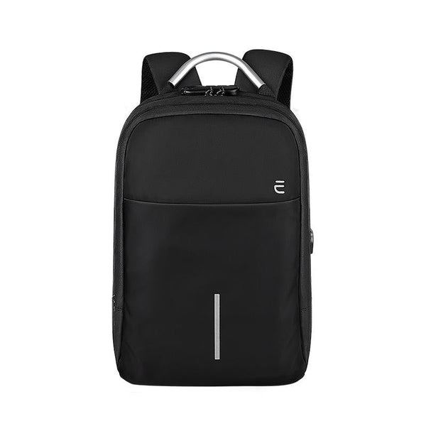 13 15.6 Inch Anti Theft Laptop Backpack Mysterious Black Laptop Cases & Bags