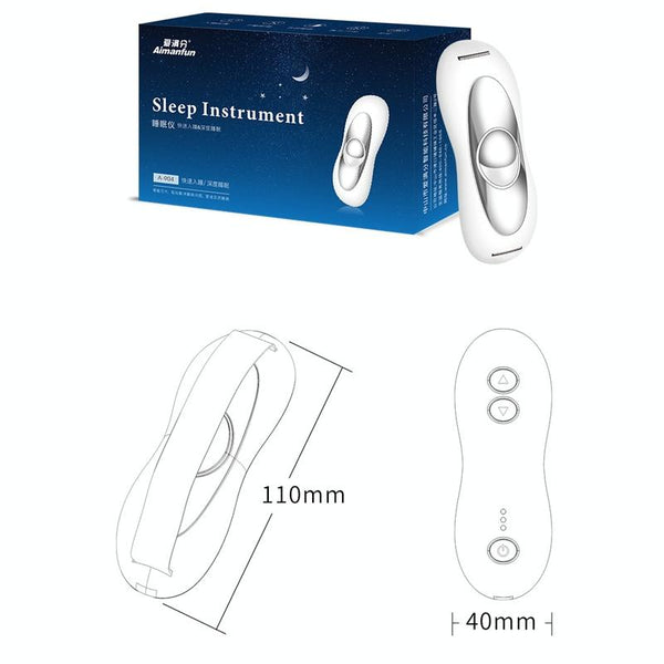 Wireless Micro Current Sleep Aid Device Fast White Other Sleeping Aids