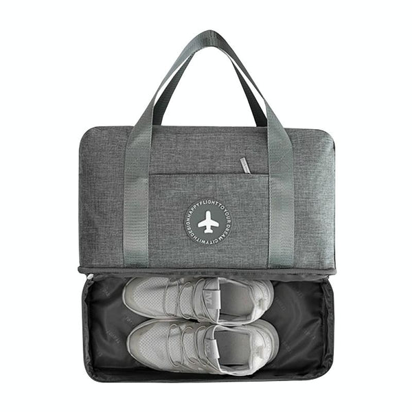 Travel Ready Waterproof Beach Bag With Double Layer Design Tiffany Blue Other Luggage