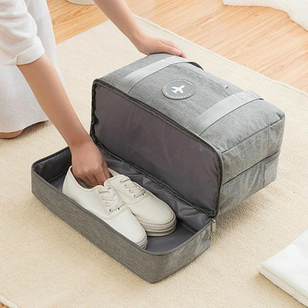 Travel Ready Waterproof Beach Bag With Double Layer Design Tiffany Blue Other Luggage