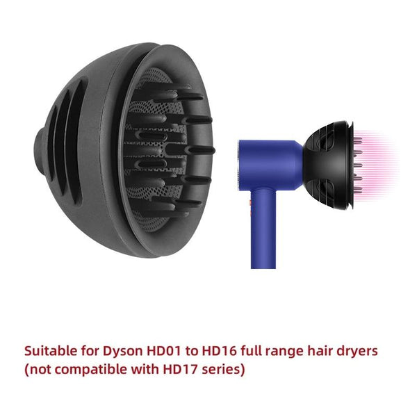 2 In 1 Diffuser For Dyson Hd01 Hd16 Wave+Curl Attachment Gray Hair Dryers