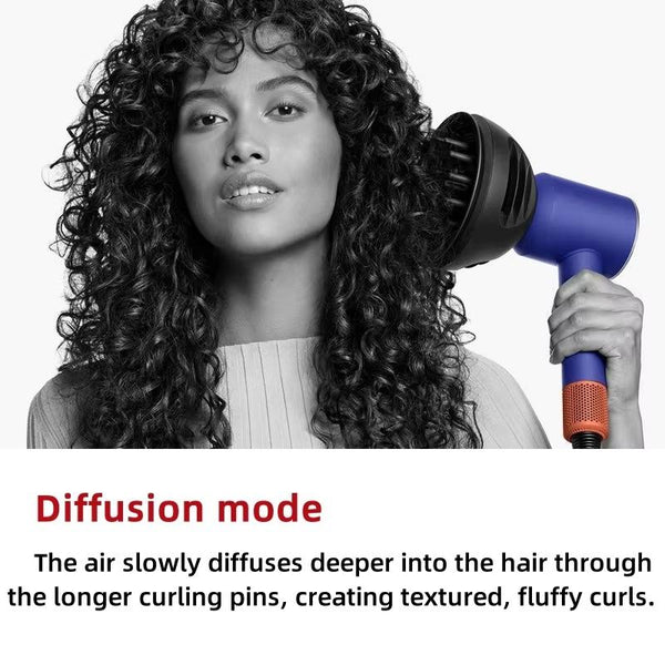 2 In 1 Diffuser For Dyson Hd01 Hd16 Wave+Curl Attachment Gray Hair Dryers