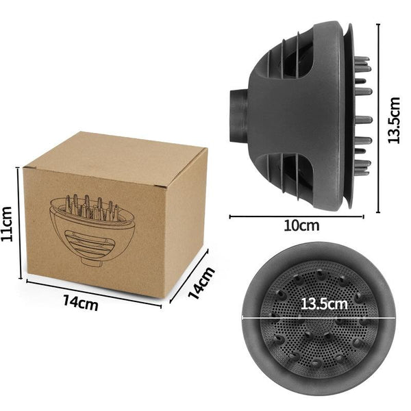 2 In 1 Diffuser For Dyson Hd01 Hd16 Wave+Curl Attachment Gray Hair Dryers