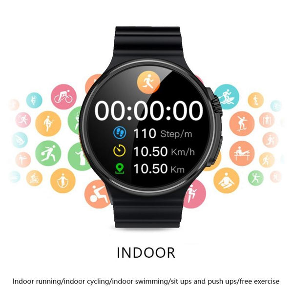 1.6 Inch Tft Round Screen Smart Watch Supports Voice Calls / Blood Oxygen Monitoring Orange Smart Watches