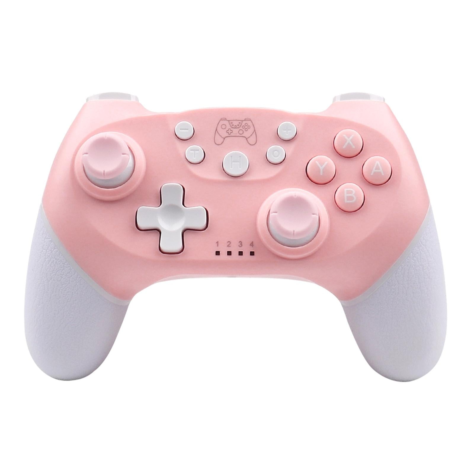 Macro Wireless Pro Controller With Wake Up Function White Pink Other Video Game Accessories