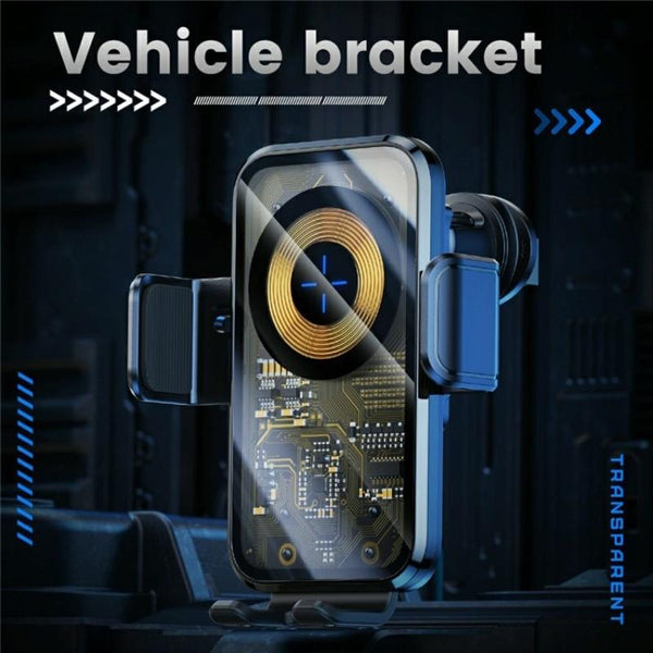 15W Fast Car Vent Wireless Charger With Intelligent Induction Tarnish Chargers & Cradles