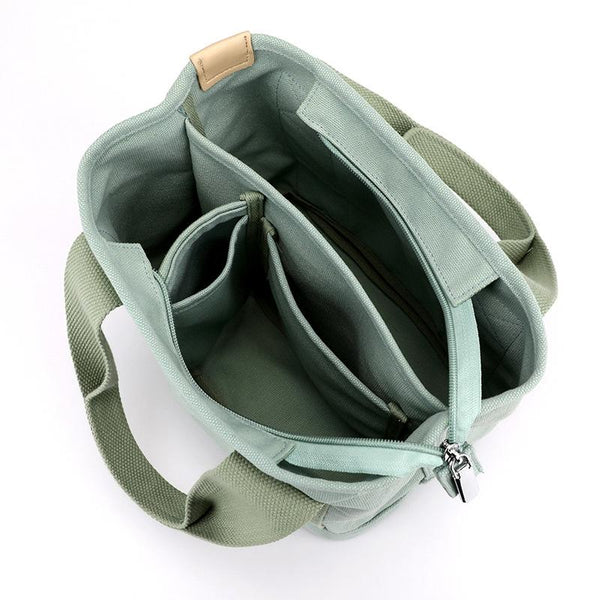 Multi Compartment Shoulder Bag 3D Design In Khaki Women's Bags & Handbags