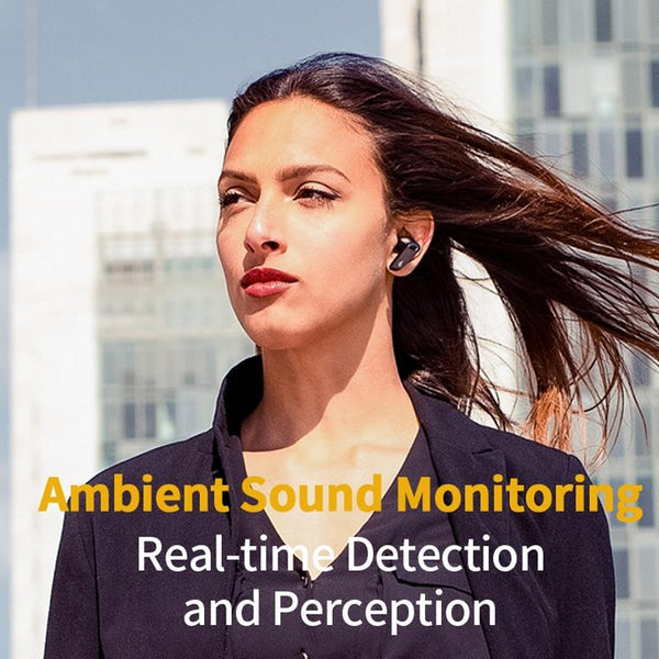 Shadow Black Wireless Bluetooth Earphones Waterproof And Dustproof Earbuds