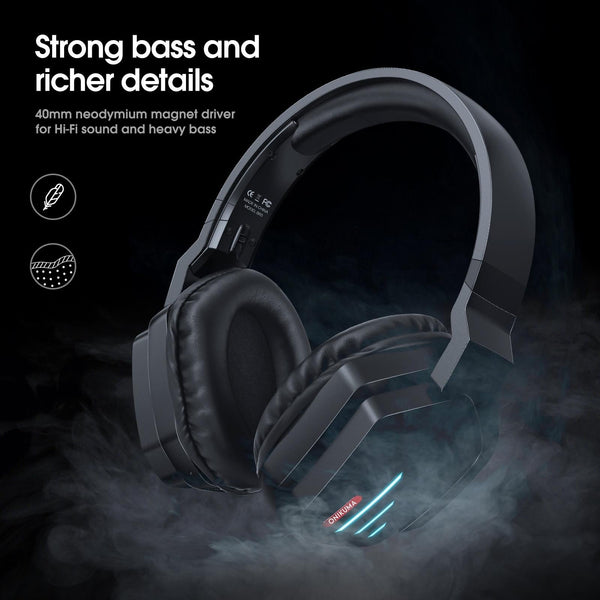 Bass Gaming Bluetooth Headset With Mic Headsets