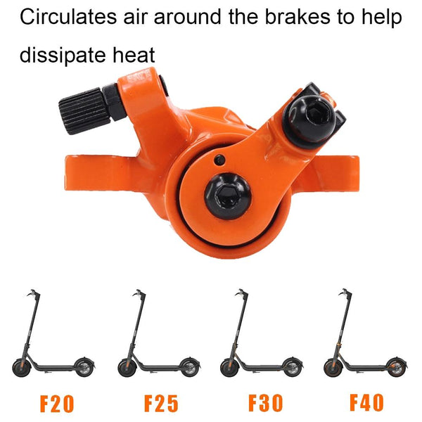Rear Wheel Disc Brake For Ninebot F20 / F25 F30 F40 Electric Scooters Orange Accessories Parts