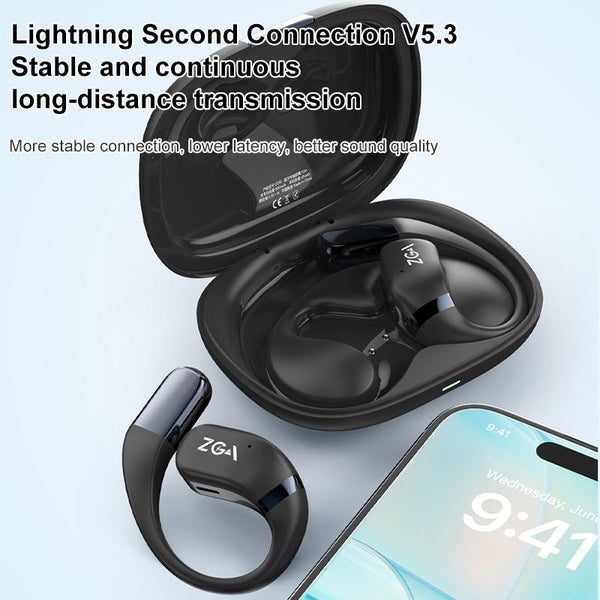 Wireless Bluetooth Earphones Zga Gs18 Blade Ai Black Earbuds