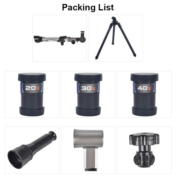 Science And Education Telescope 20 40X Objective Lens Ideal For Kids Telescopes