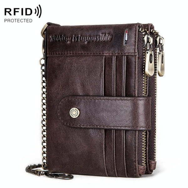 Men Leather Rfid Wallet Secure & Stylish Black Wallets